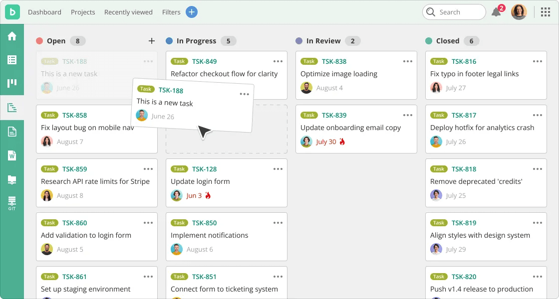 产品管理系统 Backlog 产品图