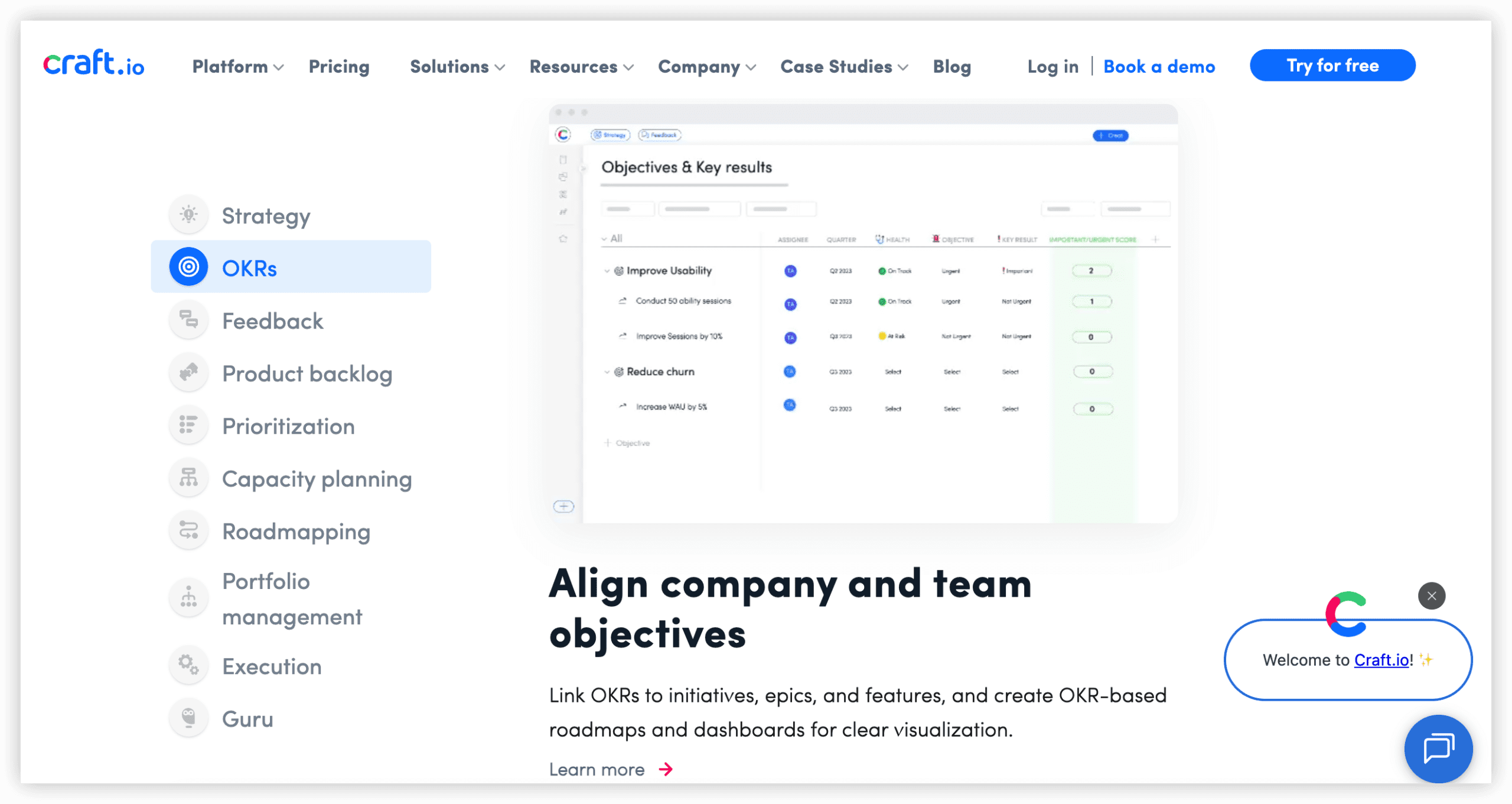 产品管理系统 Craft 产品图