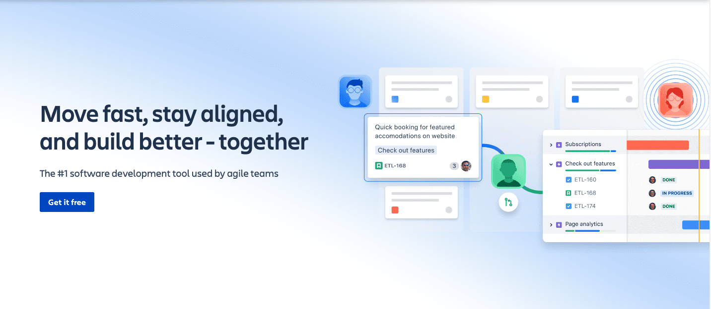 企业级研发管理平台 Jira 产品图