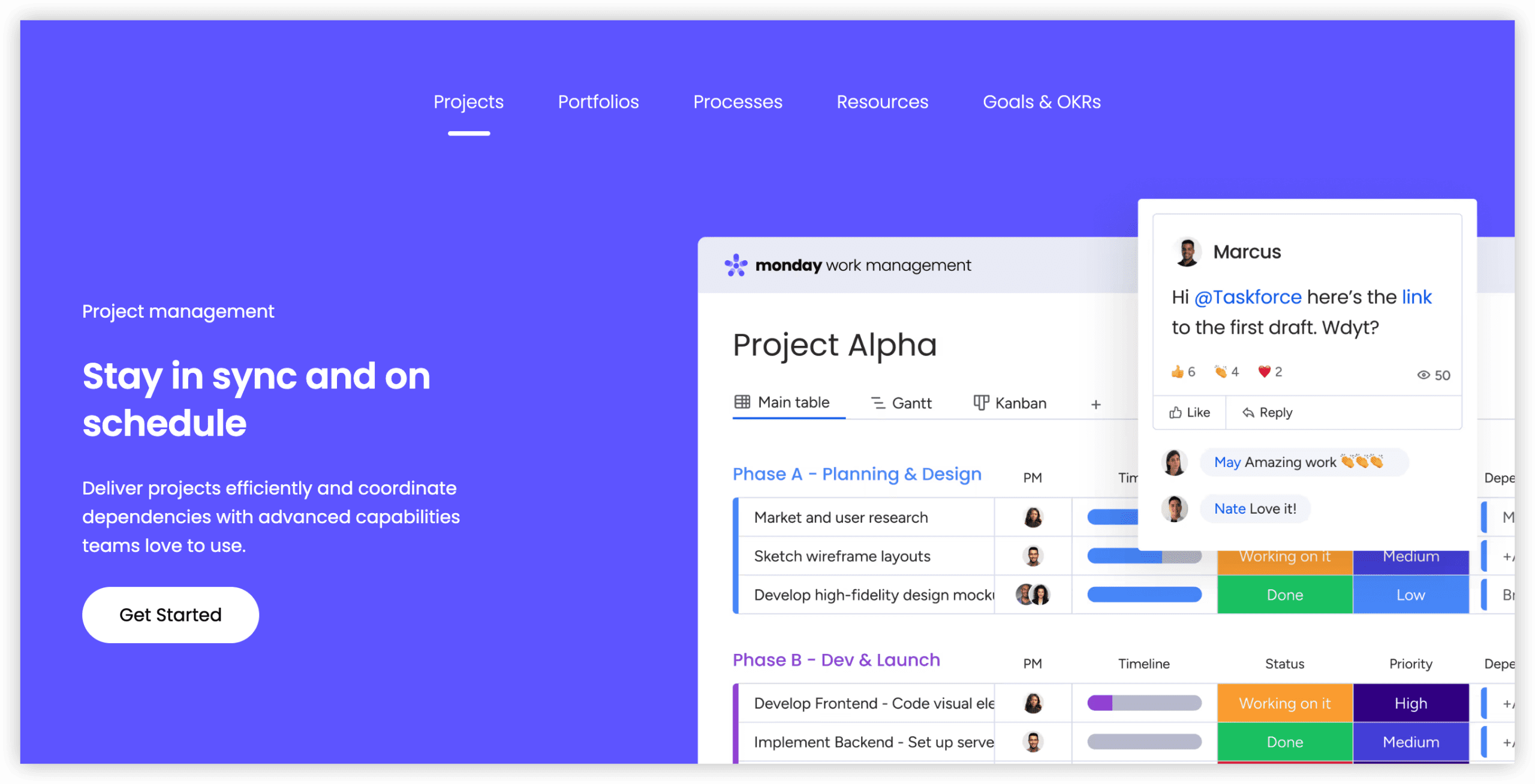 项目管理工具选型 Monday 产品图