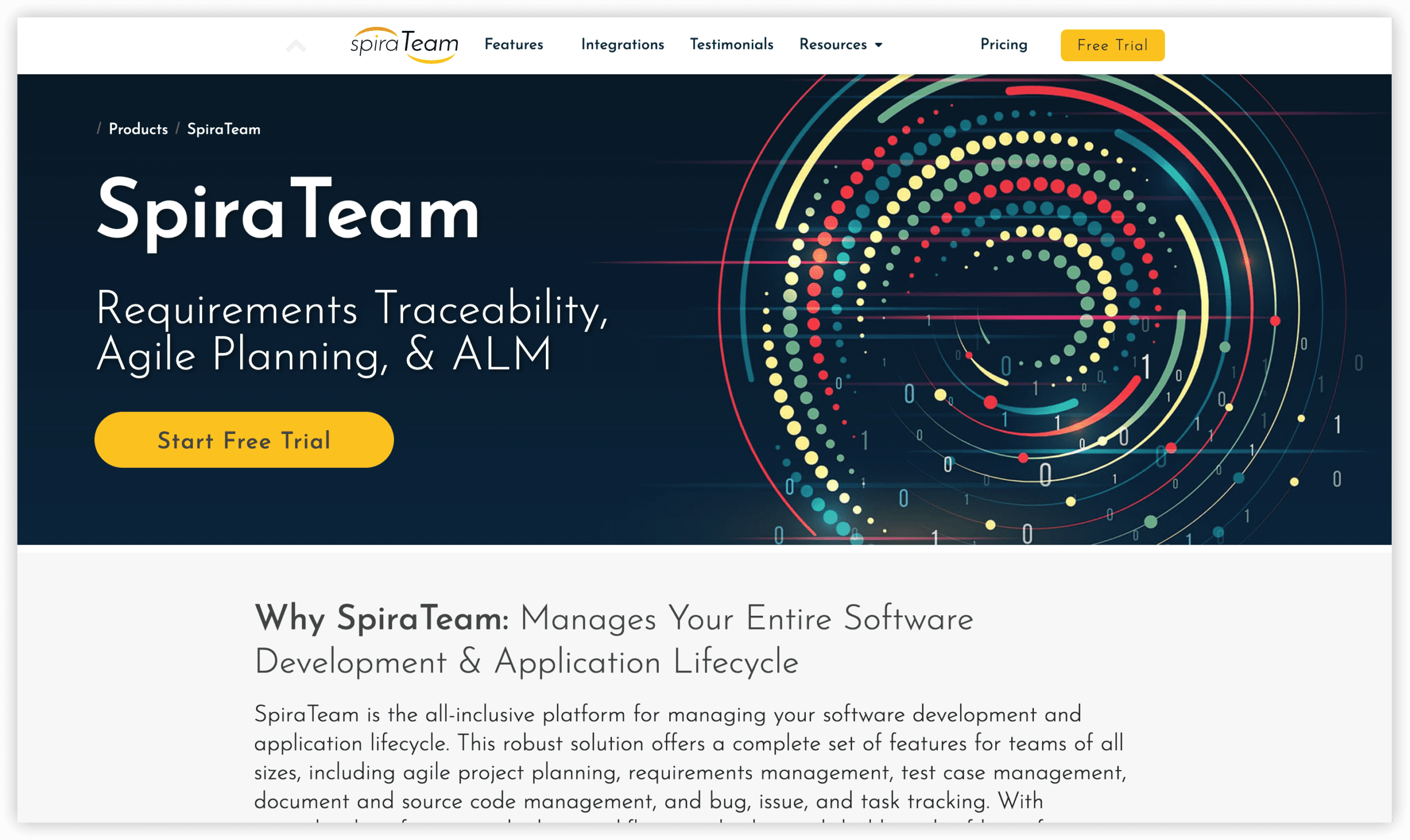 产品管理系统 SpiraTeam 产品图