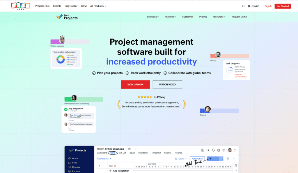 Zoho企业级研发管理平台